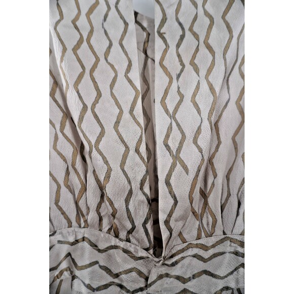 Isabel Marant Siasi 100% Silk Blouse in Beige Bohemian Chic Long Sleeve Size 42 - Picture 10 of 15